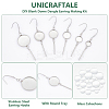 DIY Blank Dome Dangle Earring Making Kit DIY-UN0005-65-5