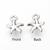 Tibetan Style Alloy Charms TIBE-S311-19AS-FF-2