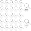 30Pcs Stainless Steel Keychain KEYC-BBC0001-01-1