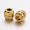 Tibetan Style Alloy Large Hole Barrel Beads LS-GLF0929Y-NF-3