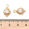 304 Stainless Steel Rhinestone Pendants STAS-Q340-06G-02-3