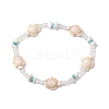 Summer Beach Turtle Anklets AJEW-AN00673-2