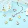32Pcs 8 Styles Alloy Pendants FIND-CJ0004-20-6