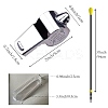 Tarnish Resistant 304 Stainless Steel Whistles DIY-WH0344-030-2