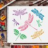 Plastic Reusable Drawing Painting Stencils Templates DIY-WH0172-231-1-6