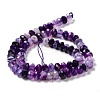 Natural Banded Agate/Striped Agate Beads Strands G-E605-A02-02D-4