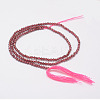 Natural Garnet Beads Strands LS-G-E351-03-2
