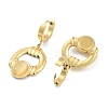 Ring 304 Stainless Steel Dangle Earrings EJEW-L283-083G-2