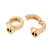 Brass Fold Over Clasps KK-F860-30G-2