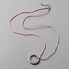 Blank Living Floating Memory Crystal Rhinestone Flat Round Locket Necklace NJEW-WH0002-12D-2
