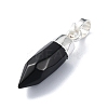 Natural Black Onyx(Dyed & Heated) Pendants G-NH0001-02P-01-2