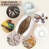 Corduroy Cloth Cosmetic Zipper Bags AJEW-WH20017-50F-4