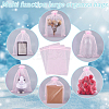 30pcs Large Organza Pouches Portable Shoes Bag Travel Storage Drawstring Bags OP-SP0001-03B-03-6