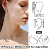 80Pcs 304 Stainless Steel Leverback Earring Findings STAS-BBC0004-10P-2