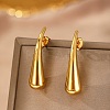 304 Stainless Steel Teardrop Stud Earrings EJEW-F398-05G-1