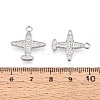 Alloy & Crystal Rhinestone Pendants PALLOY-T095-07P-3