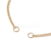 304 Stainless Steel Curb Chain Bracelet Slider Making AJEW-JB01244-01-2