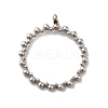 Non-Tarnish 304 Stainless Steel Pendants STAS-M311-12P-1