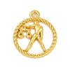 Twelve Constellations Alloy Pendants PALLOY-Q006-01K-G-1