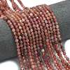 Natural Strawberry Quartz Beads Strands G-A260-A42-01-1