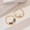 201 Stainless Steel Geometric Retro Casual Hoop Earrings ER1344-2-3