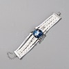 Alloy Glass Multi-strand Bracelets BJEW-WH0011-10B-1