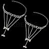 2Pcs Crystal Rhinestone Tennis Ring Bracelet BJEW-CN0001-17B-8