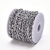 Tarnish Resistant 304 Stainless Steel Coffee Bean Chain CHS-G011-17P-4