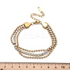 304 Stainless Steel Multi-strand Bracelets BJEW-C103-06G-5
