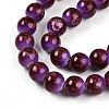 Baking Paint Glass Beads Strands DGLA-N008-10mm-04-4