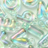UV Plating Rainbow Iridescent Acrylic Beads OACR-K003-007C-3