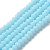 Glass Beads Strands EGLA-A034-P2mm-MD06-1