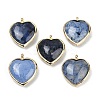 Natural Dumortierite Pendants G-K347-10G-07-1