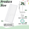 16Pcs Silk Cloth & Plastic Artificial Eucalyptus Leaves AJEW-NB0009-15A-2