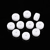 Opaque Solid Color Glass Beads GLAA-N007-6x3mm-A10-1