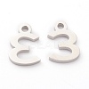 Non-Tarnish 304 Stainless Steel Charms STAS-G244-01E-2