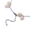 Cowrie Shell Beads Pendant Necklaces NJEW-JN02282-2