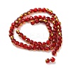 Electroplate Glass Beads Strands EGLA-A040-01B-2