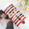 1 Set Handmade Polymer Clay Heishi Beads Stretch Bracelets Set BJEW-SZ0002-67A-02-5