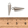 201 Stainless Steel Pendants STAS-F311-05P-06-3