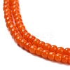 Imitation Jade Glass Beads Strands GLAA-K062-A01-07-3