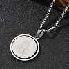 201 Stainless Steel Pendant Necklaces NJEW-Z058-01P-3