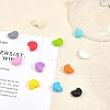 48Pcs 12 Colors Food Grade Eco-Friendly Silicone Focal Beads SIL-CA0001-43-4
