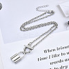 (Jewelry Parties Factory Sale)Zinc Alloy Pendant Necklaces NJEW-N047-001-RS-5