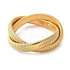 304 Stainless Steel Stretch Bracelets BJEW-A031-01H-G-1