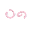 Spray Painted Iron Open Jump Rings IFIN-T017-04C-12-2