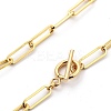 Evil Eye Brass Enamel Pendant Necklaces NJEW-JN03053-01-4