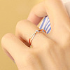 925 Sterling Silver Criss Cross Finger Rings FS-WGE9494-02-3