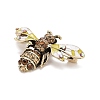 Bee Enamel Pin with Rhinestone LS-JEWB-A004-21AG-2