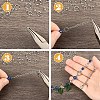 950Pcs 8 Styles PVD Vacuum Plating 304 Stainless Steel Open Jump Rings STAS-YW003-21-5